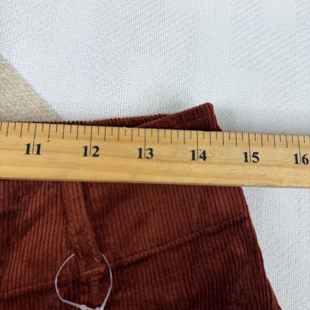 Matty M Womens Rust Brown Corduroy Wide Leg HighRise Pants Size M MD9694-872USOM - Picture 4 of 8
